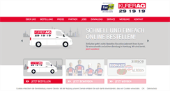 Desktop Screenshot of kurierag-hamburg.de